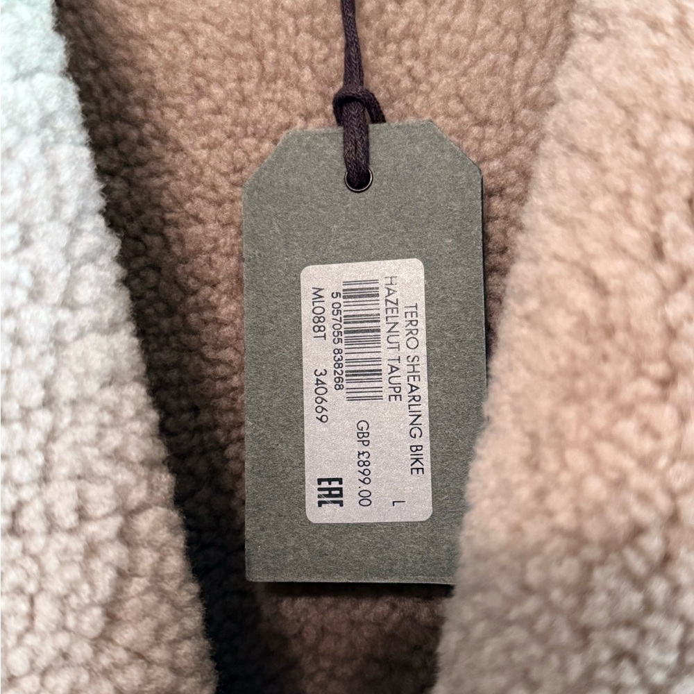 Allsaints Terro Shearling Biker Jacket - Picture 5 of 8